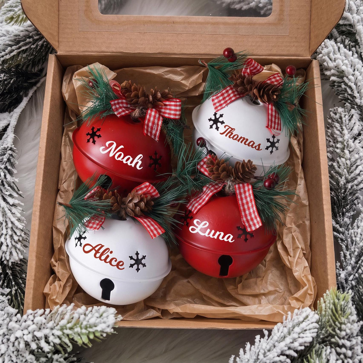 Personalized Custom Keepsake Jingle Bell Ornament