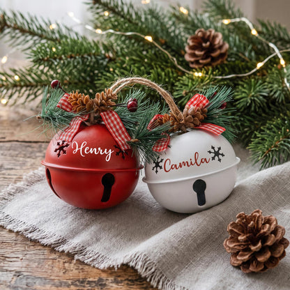 Personalized Jingle Bell Family Christmas Ornament